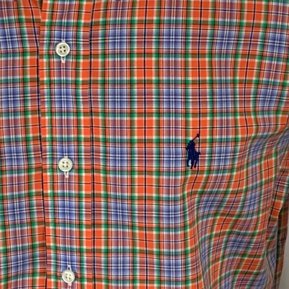 Ralph Lauren long sleeve button down collar shirt.  S - Picture 4 of 7